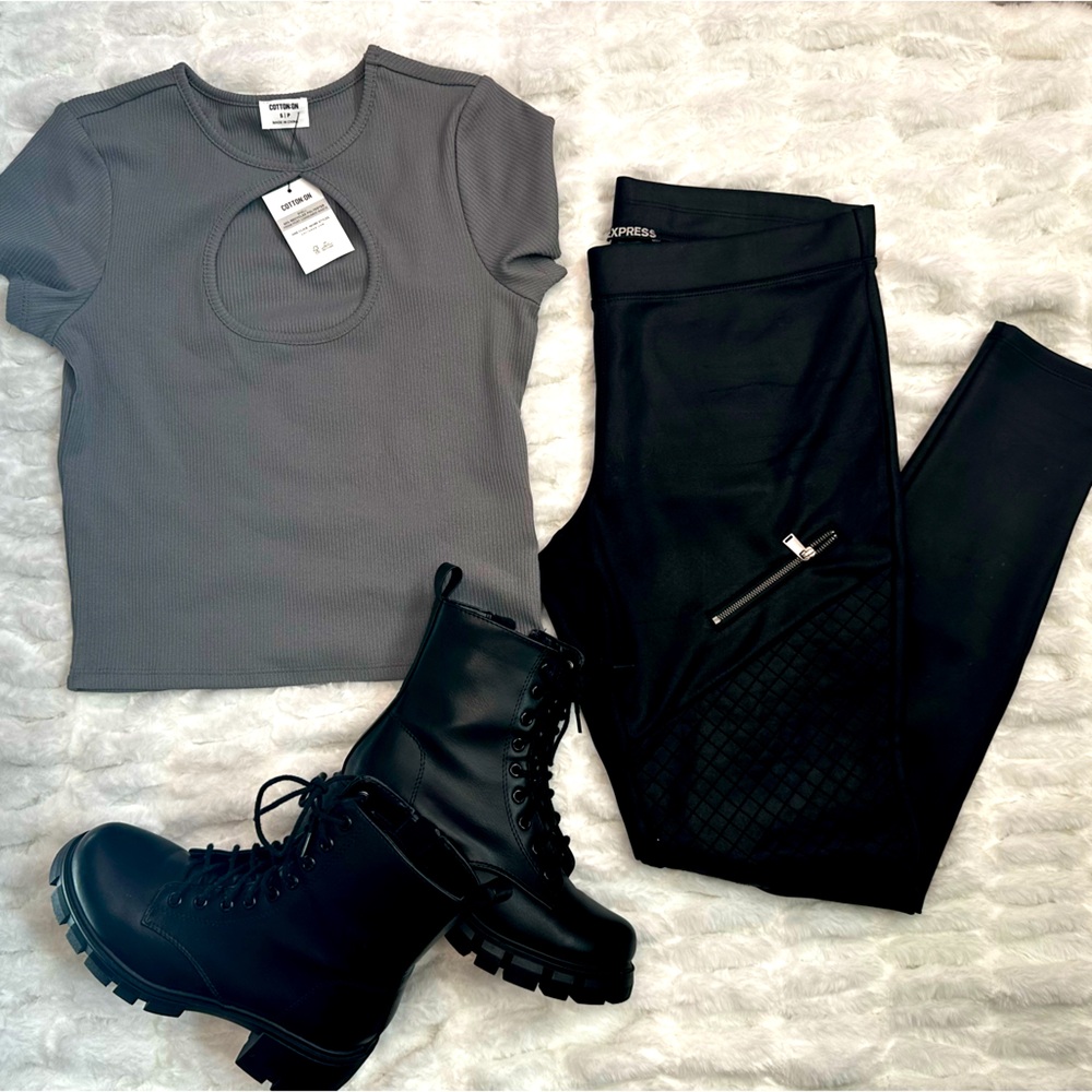 EXPRESS: Business leggings/Black/ Size: M